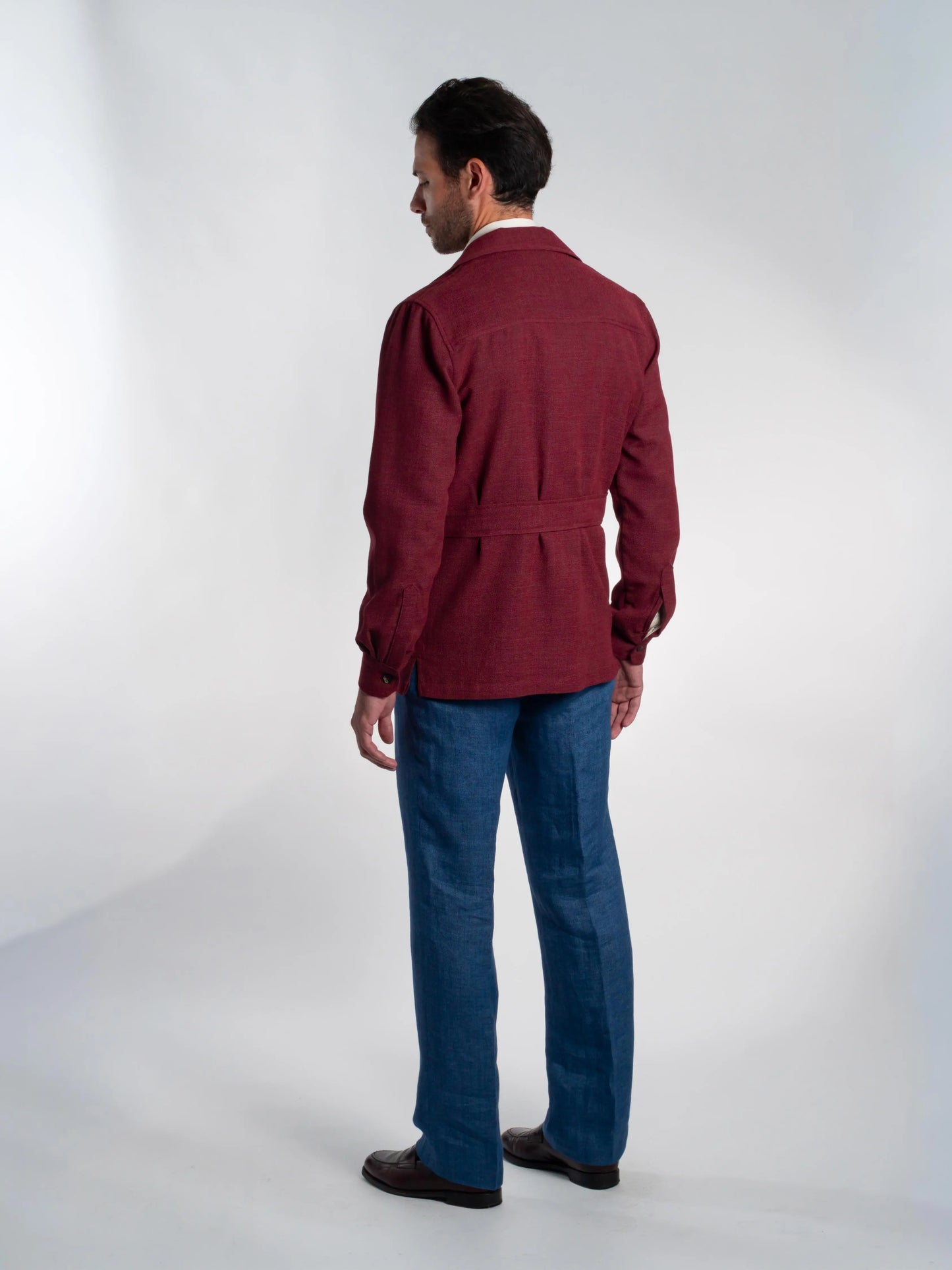 VESTE SAHARIENNE TONIO LAINE FROIDE BORDEAUX FRIMAIRE PARIS