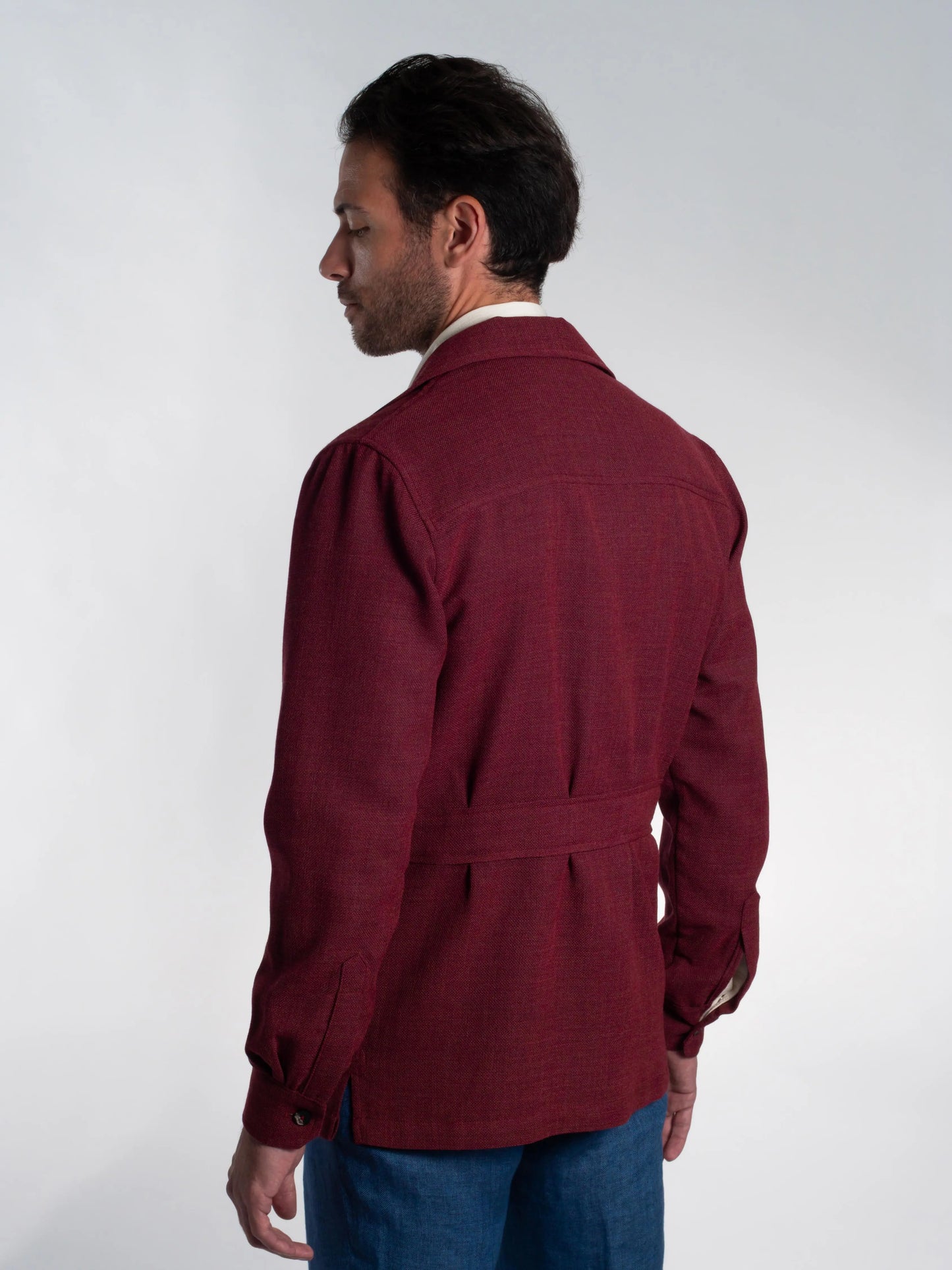 VESTE SAHARIENNE TONIO LAINE FROIDE BORDEAUX FRIMAIRE PARIS