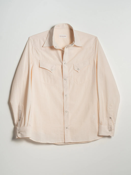 CHEMISE POLNA SEERSUCKER ÉCRU Frimaire Paris