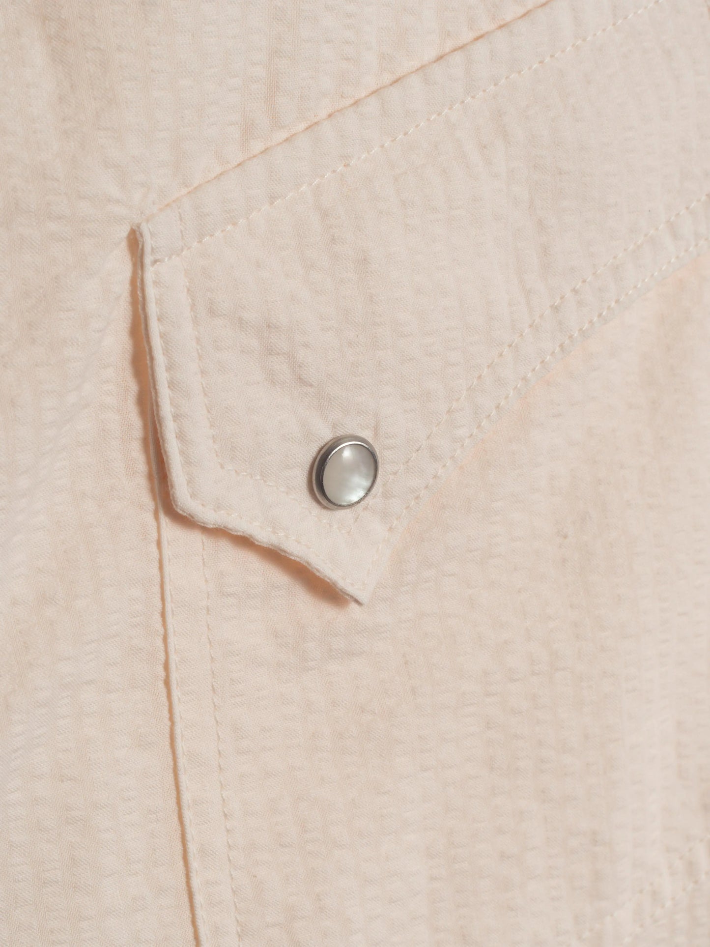 CHEMISE POLNA SEERSUCKER ÉCRU Frimaire Paris