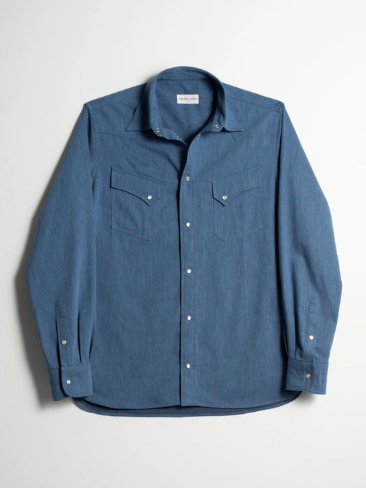 CHEMISE POLNA 100% COTON EFFET DENIM Frimaire Paris