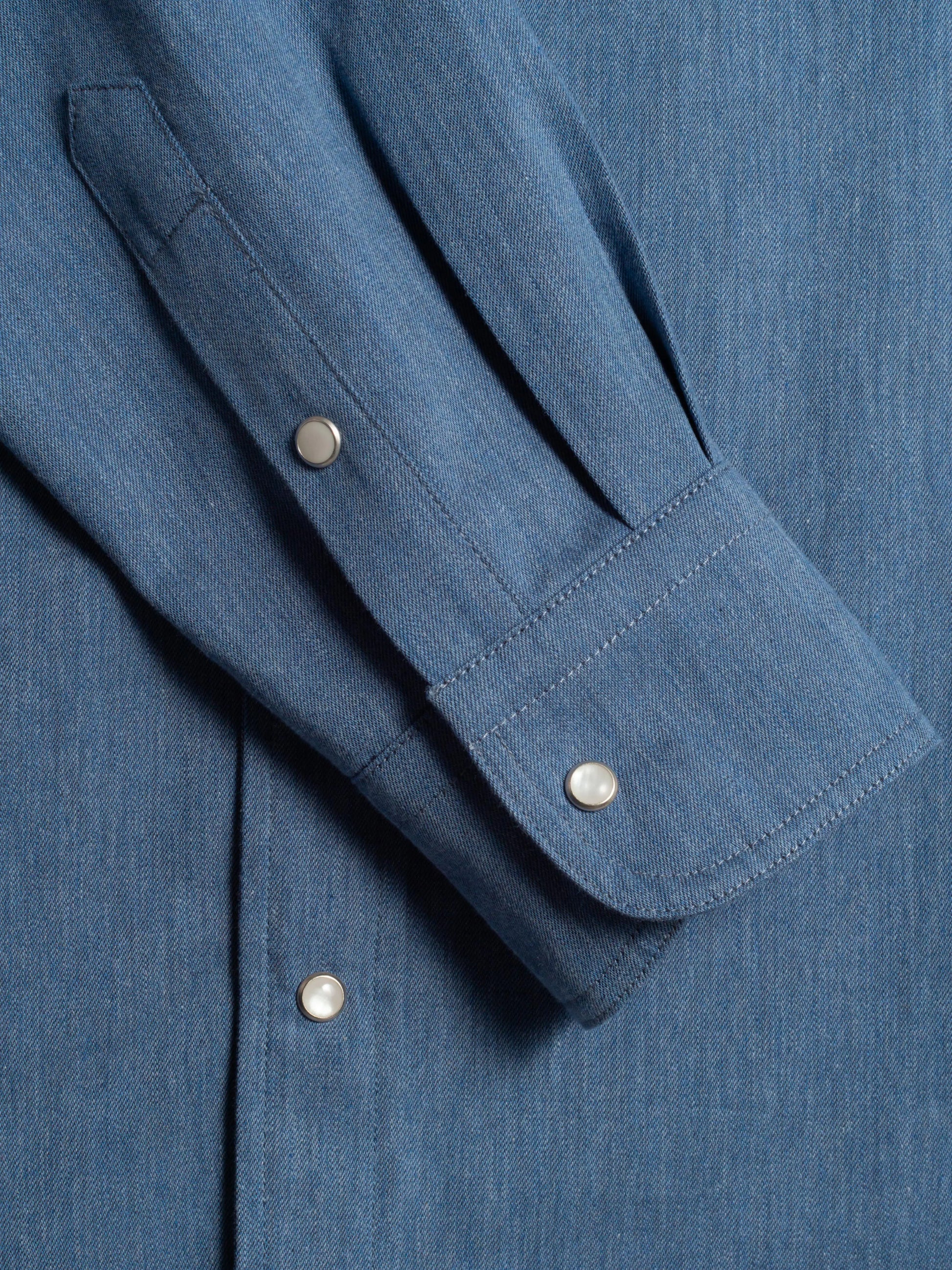 CHEMISE POLNA 100% COTON EFFET DENIM Frimaire Paris