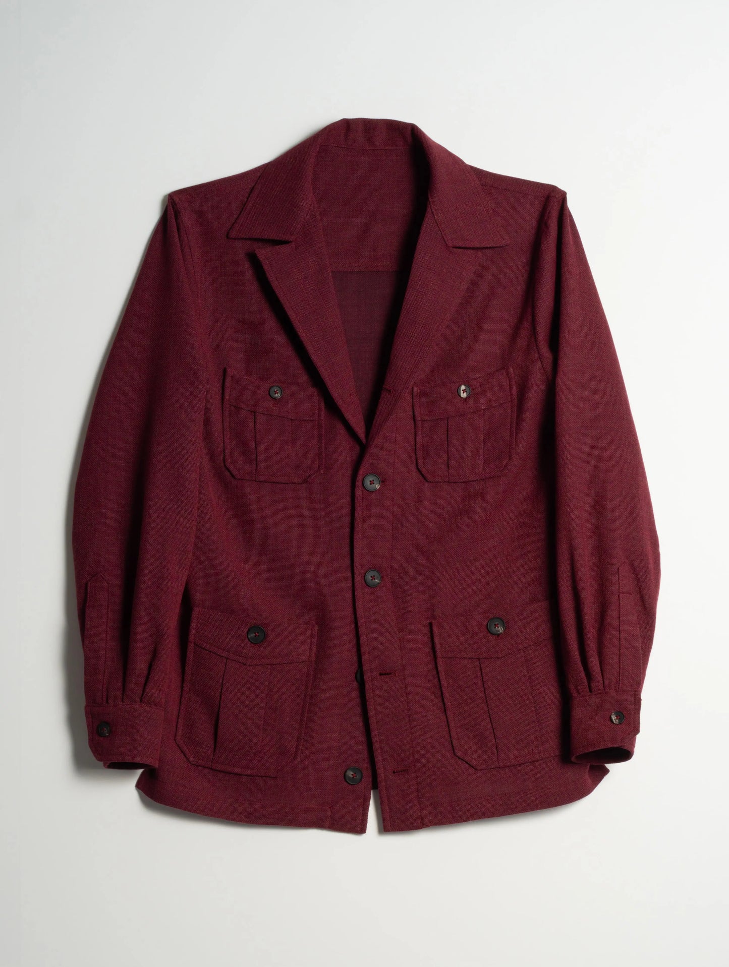 VESTE SAHARIENNE TONIO LAINE FROIDE BORDEAUX FRIMAIRE PARIS