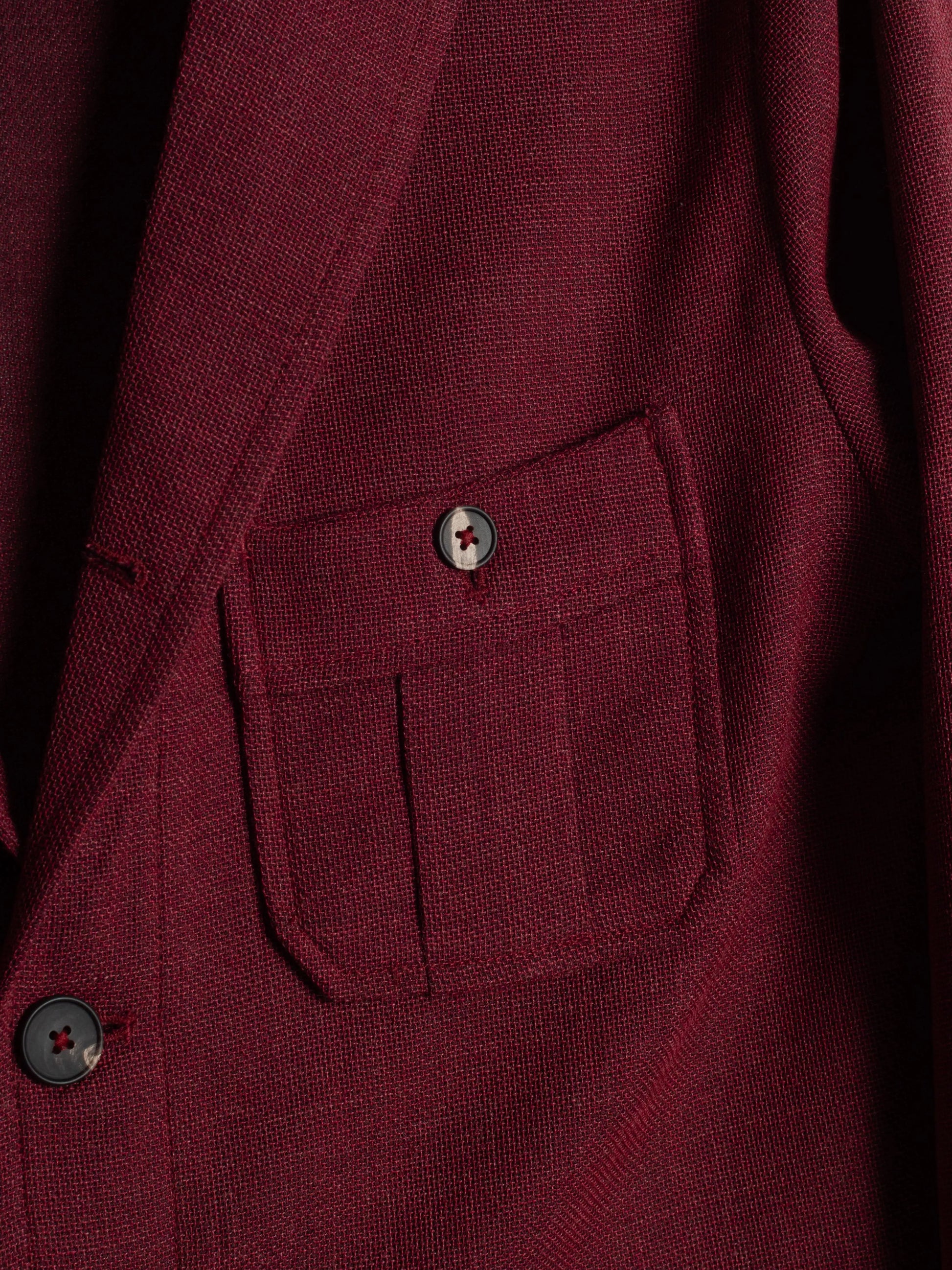 VESTE SAHARIENNE TONIO LAINE FROIDE BORDEAUX FRIMAIRE PARIS